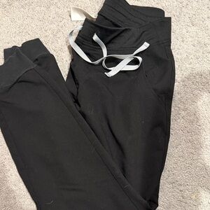 Figs Black Jogger Pants
